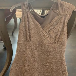 Dress right above  the knee length